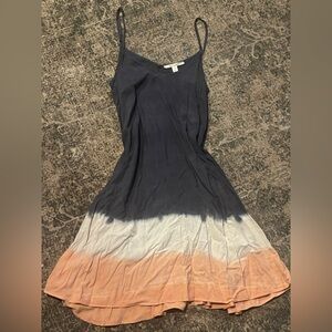 Miami ombre tie dyed midi beach dress 100% Rayon size XS